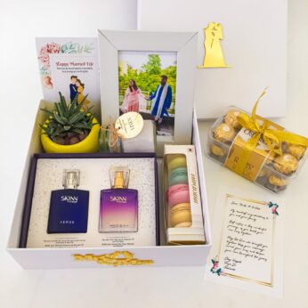 Get the best gift for marriage couple with the Couple Perfume , Plant and more with blissful Greetings!