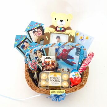 Elegant gift hamper for international children’s day, with Secret Diary, Mug, Chocolates and a sweet greetings.
