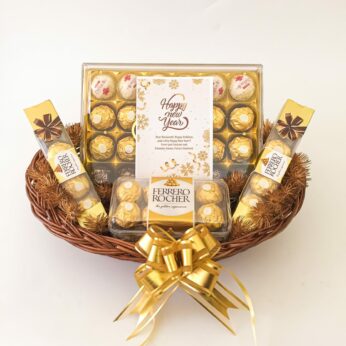 luscious Yummy gift hampers with delicious Ferrero Rocher Chocolates
