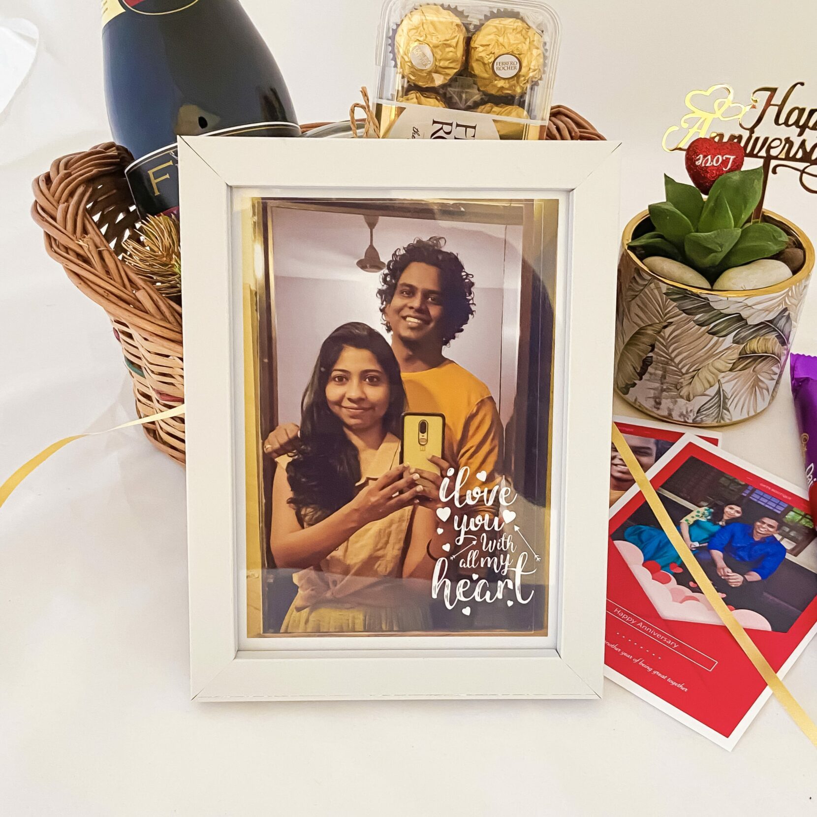 Buy Romantic Poem and Picture Double Photo Frame. The Best Unique  Anniversary Or Birthday Gift For Your Wife, Husband, Boyfriend, Girlfriend  Or Soulmate. Online at desertcartINDIA