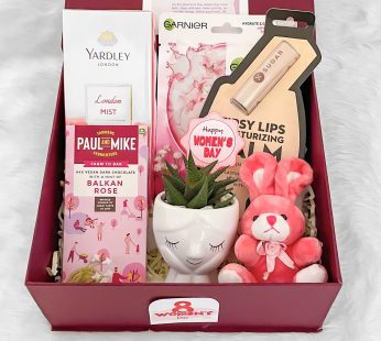 Mystique womens day hampers With Personal-Care Products And Chocolates