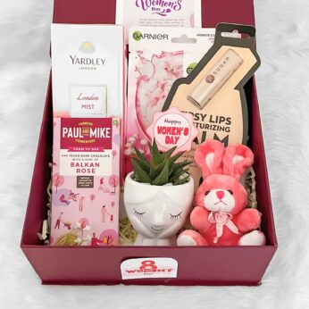 Mystique womens day hampers With Personal-Care Products And Chocolates