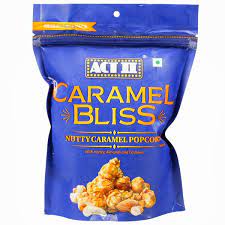 Caramel popcorn with nuts 80g