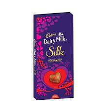 Dairy milk silk heart blush 250g
