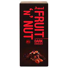 Amul Dark Chocolate Fruit N Nut, 