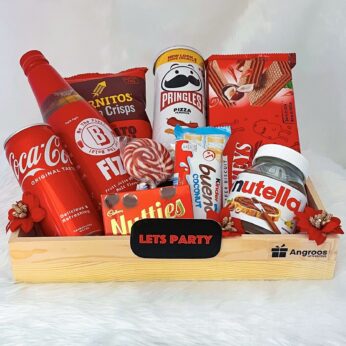 Dashing Party Hamper with Hot Snack, Drinks and More.