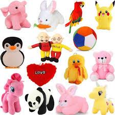 animal soft toys 4 nos