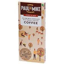Paul And Mike 41% Fine Milk Chocolate with Coffee, 68 g