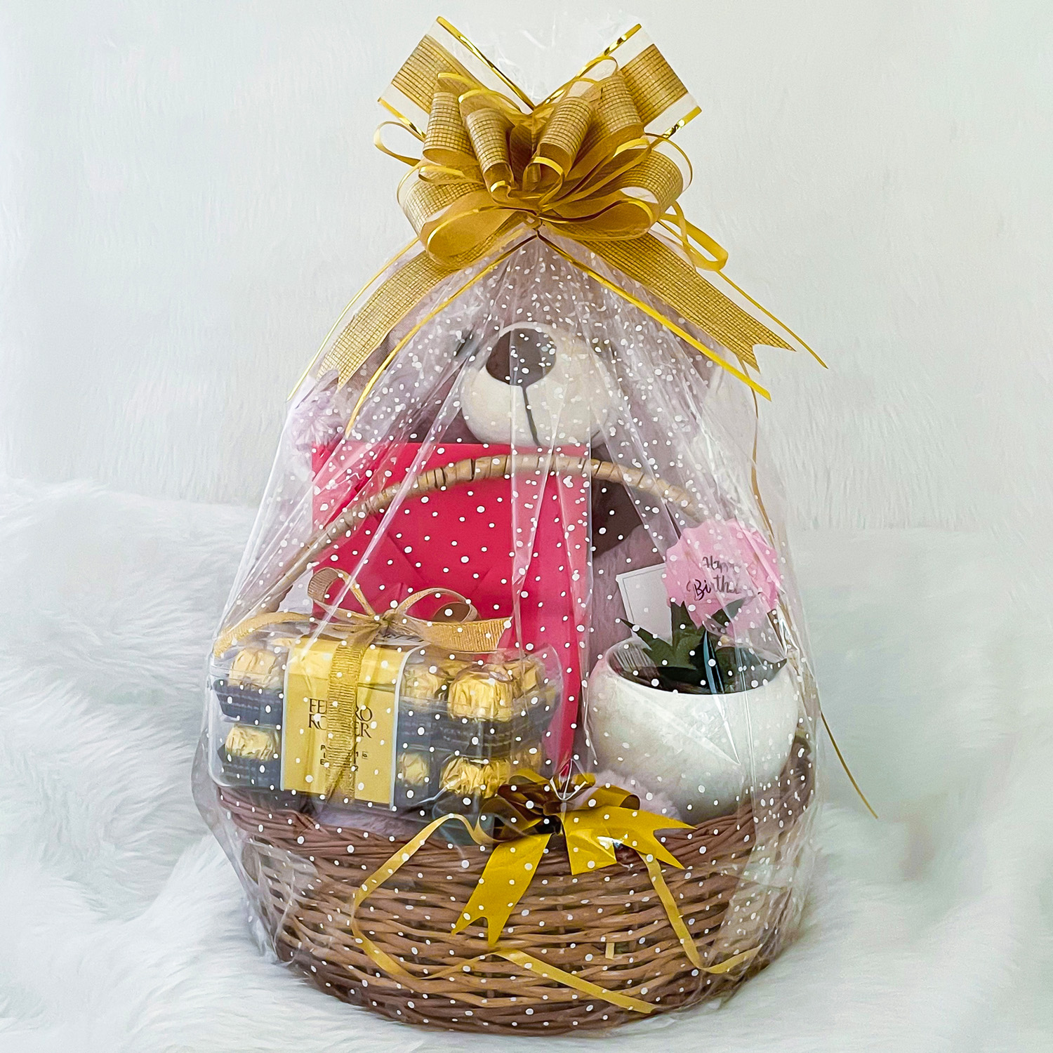 Buy Blasta Beautiful Hand Crafted Baby Girl Announcement Chocolate Gift  Basket CPVG1111 Online | All India Delivery | SnakTime.in