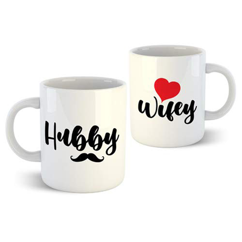 couple mug hubby wifey