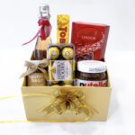 Shop festive Easter gift hamper boxes that enclose your favourite chocolates, wine, cookies truffles, and cakes