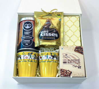 Coffee And Chocolates Diwali gift sets india with Diwali Sweet Box
