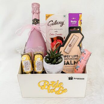 Gift some unique gifts for wife India with Chocolates, palm body mist, & greetings
