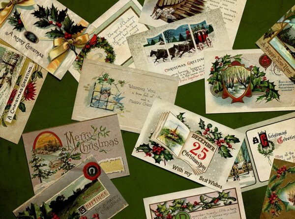 50s vintage christmas cards