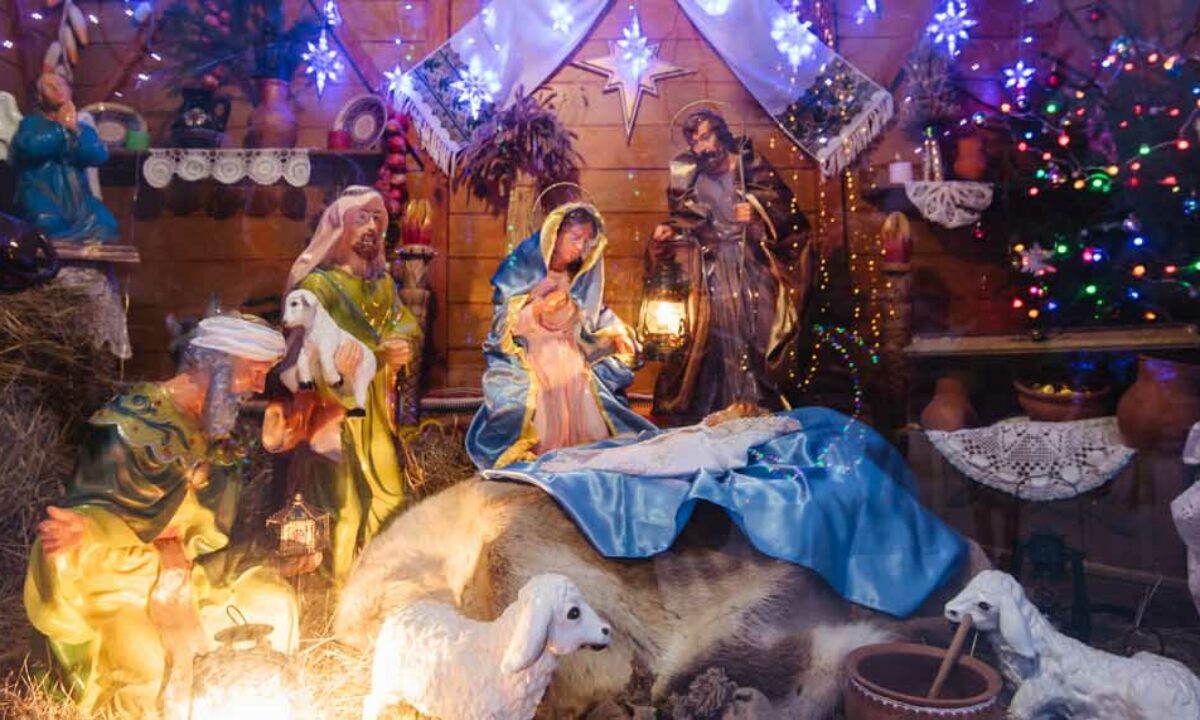 beautiful christmas crib