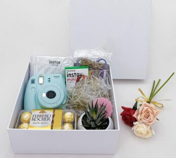 Luxury Birthday hamper for him with camera, chocolates and more premium gift items