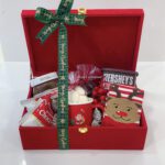 Confelicity Christmas eve gift hamper With Chocolates, Apparel, And Coffee Mug