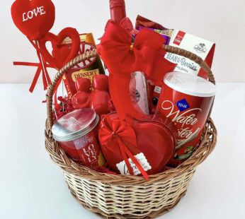 Wholeheartedly Yours Valentine’s Day Gift With Wine, Chocolates, Lovebox, And More