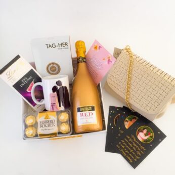 Celebrate Her Women’s Day Gift Hamper Box With Chocolates, Sling Bag, Perfume, And More