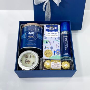 Azure Blue Delight special gifts for men With Chocolates, Perfume, And More