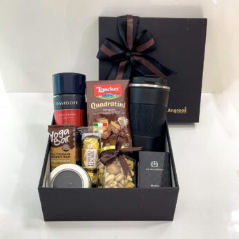 Royal Class Birthday Gift Hamper For Men With Assorted Nuts, Instant Coffee, Chocolates, And More