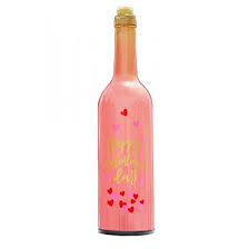 Valentine's day LED bottle