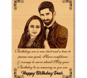 Personalized Wooden engraved Birthday photo frames for your best ones