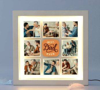 Wish Your Father with this Best Dad Ever Collage Photo Frames on his special day