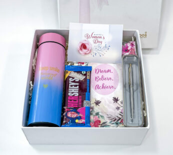 21st Century Woman Gift Hamper For Women’s Day With Chocolates, Ball Pen, Notepad, And More