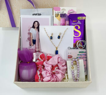 Celebrating You Women’s Day Gift Hamper With Chocolates, Scented Candle, Accessories, And More