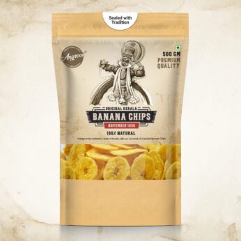 Kerala Crunch Traditional Banana Chips (Pack Of 500g)