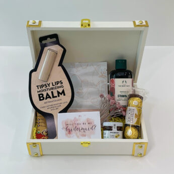 Captivating Gift ideas for Bride to be, filled with chocolates, and Beauty cosmetics