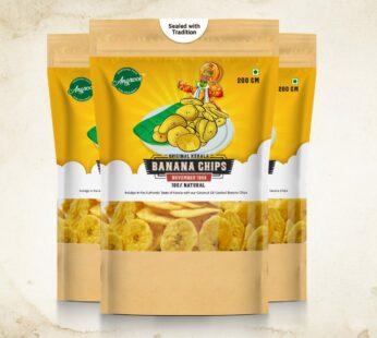Kerala’s Authentic Banana Chips (3 Packs Of 200g)