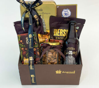 Everyman Gift Hamper For Men With Chocolates, Almonds, Beer, And More