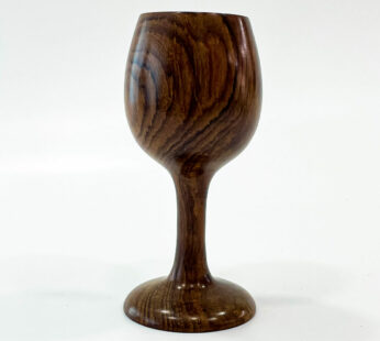Set of 2 Rustic charm wooden wine Glass from high-quality wood for long last.