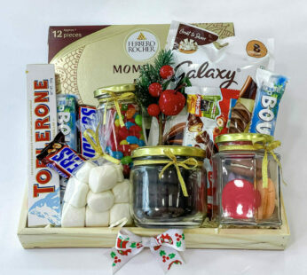 Festive Joy Christmas Gift Basket : Unwrap the Magic with our Premium Christmas Hamper