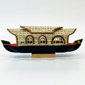 Miniature Kerala Houseboat Handicraft Decor Gift (5 H x 3.5 W x 14 L inch)