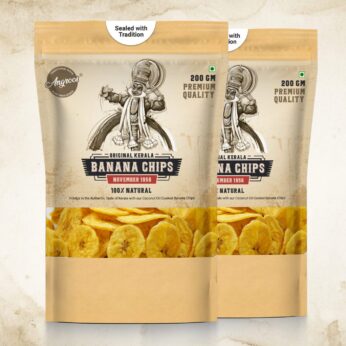 Coconutty Kerala Special Premium Banana Chips (2 Packs Of 200g)