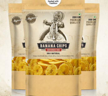 Tropical Bites Traditional Premium Banana Chips (3 Packs Of 200g)