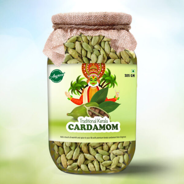 Organic cardamom jar, 325 gm - add exotic flavor to your dishes