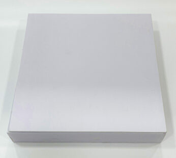 White Decorative Gift Boxes – 12 x 12 x 2.5 Inches – Ideal for Gifting and Storage