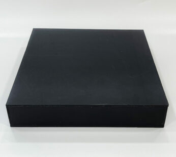 Perfect Black Gift Box for Packaging Gifts, Jewelry, and Other Delicate Items 12 x 12 x 2.5 Inch