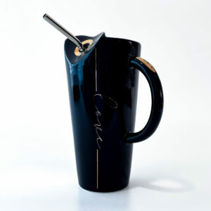 Black love ceramic mug