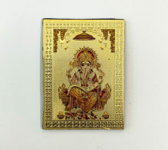5 pieces of Lord Ganesha fridge magnet with a height of 7 cm, and a width of 5 cm.