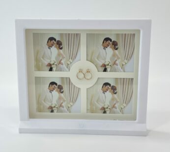 Photo frame ideas featuring 4 cherished and beautiful photos (frame size: H 8 in, W 9 in)