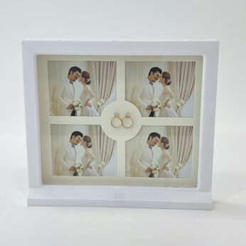 Photo frame ideas featuring 4 cherished and beautiful photos (frame size: H 8 in, W 9 in)