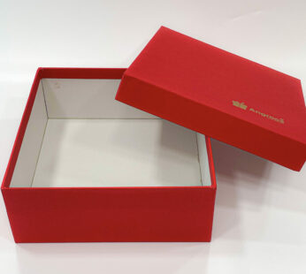 Premium Red Gift Boxes Set – 4x 10×10 inch Square Boxes for Luxurious Presentations