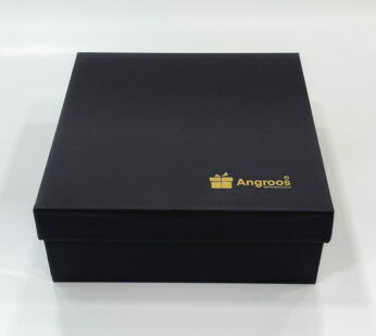 Elegant and Durable Black Coloured gift wrap box with 4x 10x 10 inch