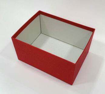 Premium Red Coloured Paper Gift Tray – Size 5″ x 6.5″ x 9