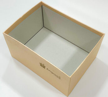 Peach Coloured Gift Box Tray from India – Dimensions: 5″ H x 6.5″ W x 9″ L